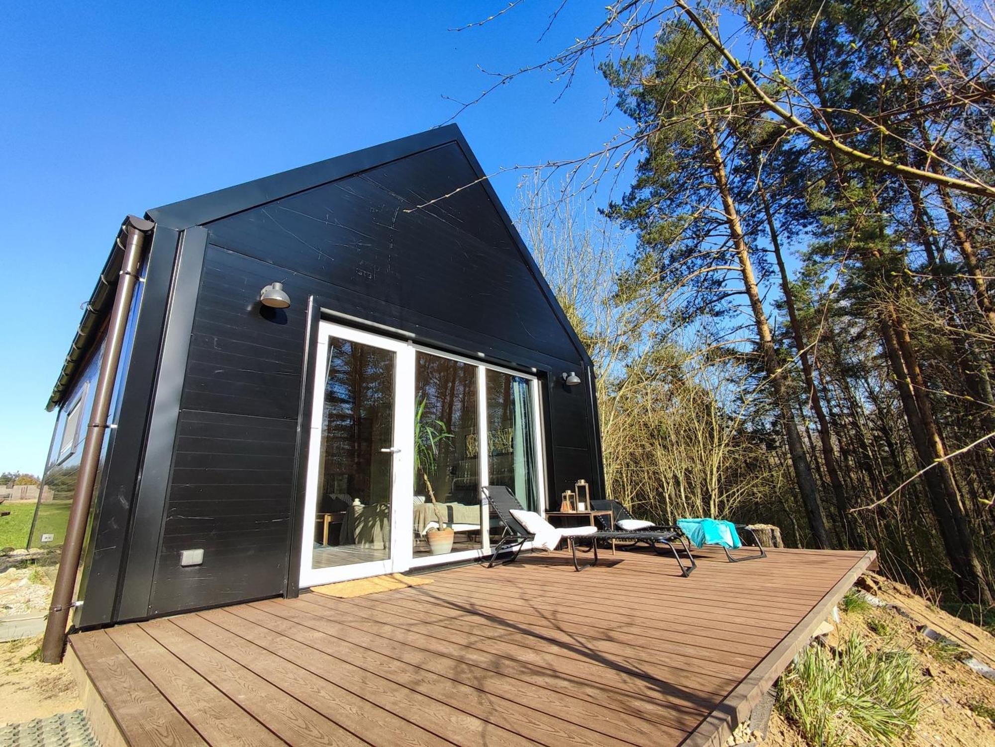 Modern Sauna Cabin In Horse Ranch Liyeplauke 外观 照片